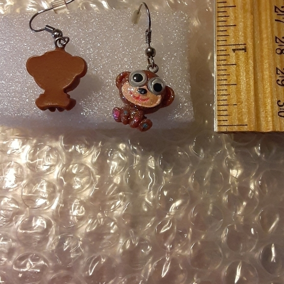 Monkey Pierced Earrings - Picture 5 of 5